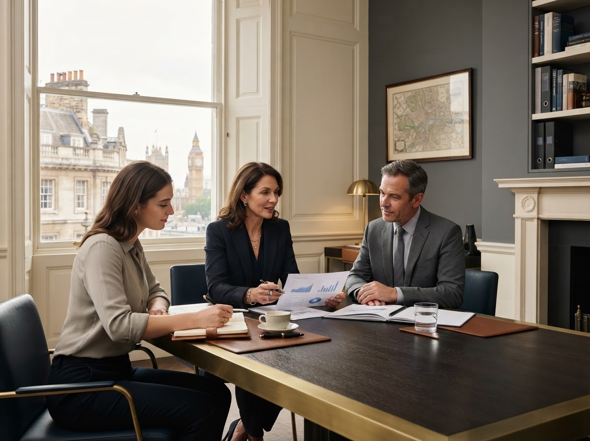 Rothschild Dynasty Illuminati team environment reflecting a calm, analytical approach to portfolio management